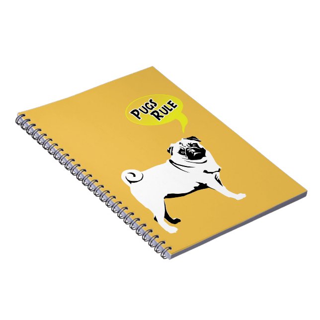 Cuaderno Libro de reglas del pug (Lado Derecho)