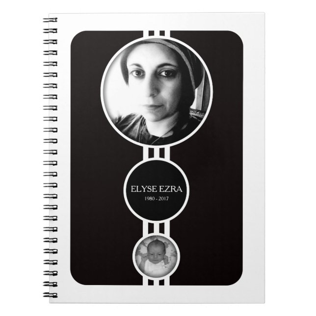 Cuaderno libro de visitas conmemorativas de elipses (Frente)