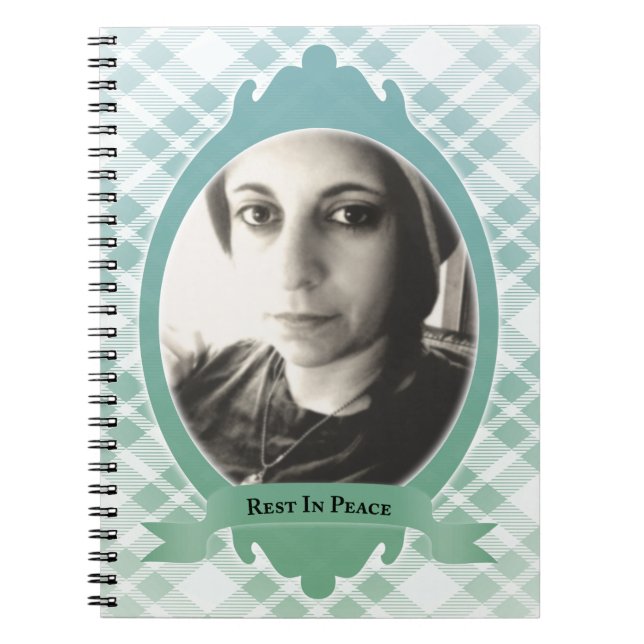 Cuaderno libro de visitas conmemorativas del descanso en pa (Frente)