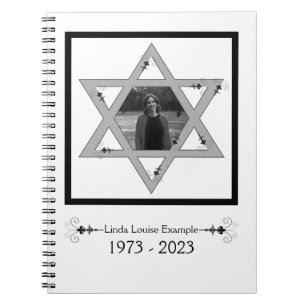 Cuaderno libro de visitas conmemorativo judío