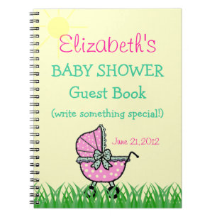 Cuaderno Libro de visitas de Baby Shower