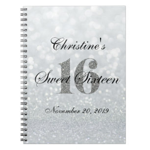 Cuaderno Libro de visitas de encargo de plata del dulce 16