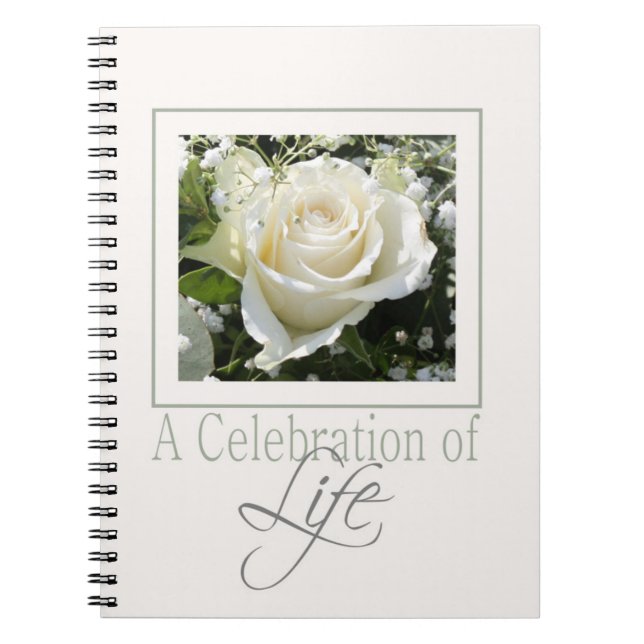 Cuaderno Libro de visitas de la Celebración de la Vida (Frente)