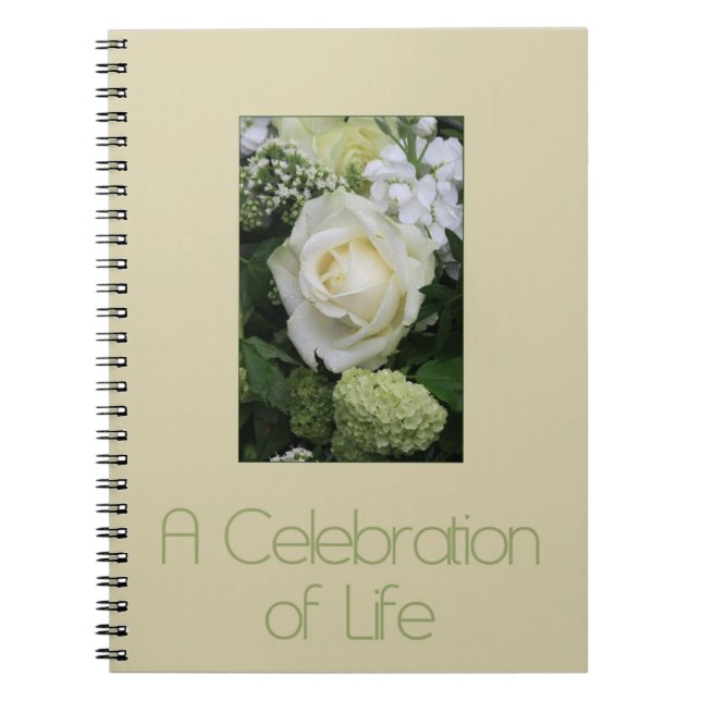 Cuaderno Libro de visitas de la Celebración de la Vida (Frente)