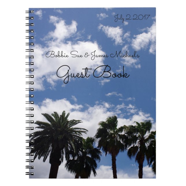 Cuaderno Libro de visitas de la palmera (Frente)