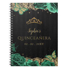 Cuaderno Libro de visitas de los Rosas verdes Black Gold La