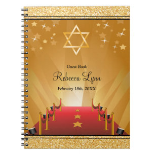 Cuaderno Libro de visitas de Mitzvah del palo de la