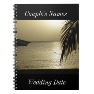 Cuaderno Libro de visitas de Negril Jamaica Boda