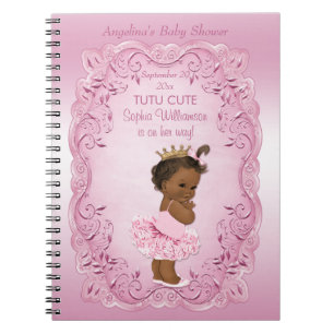 Cuaderno Libro de visitas étnico de princesa Tutu Cute Bab