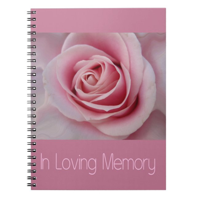 Cuaderno Libro de visitas In Loving Memory (Frente)