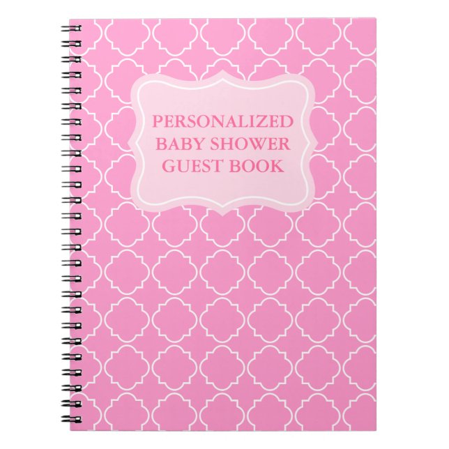 Cuaderno Libro de visitas personalizado sobre la ducha para (Frente)