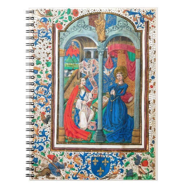 Cuaderno Libro del arte del manuscrito iluminado de las (Frente)