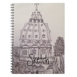 Cuaderno Libro del bosquejo de San Pedro