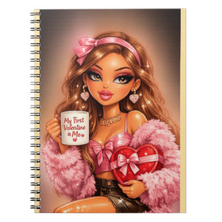Cuaderno libro del día de San Valentín sobre amor propio