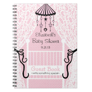 Cuaderno Libro del pesebre y de huésped de Baby Shower del
