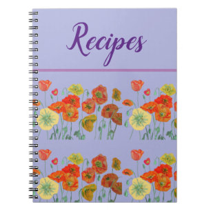 Cuaderno Libro Diario Pansy Lilac Receta Morada Floral