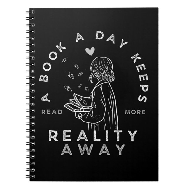 Cuaderno Libro divertido de citas de lectura. Un libro al d (Frente)