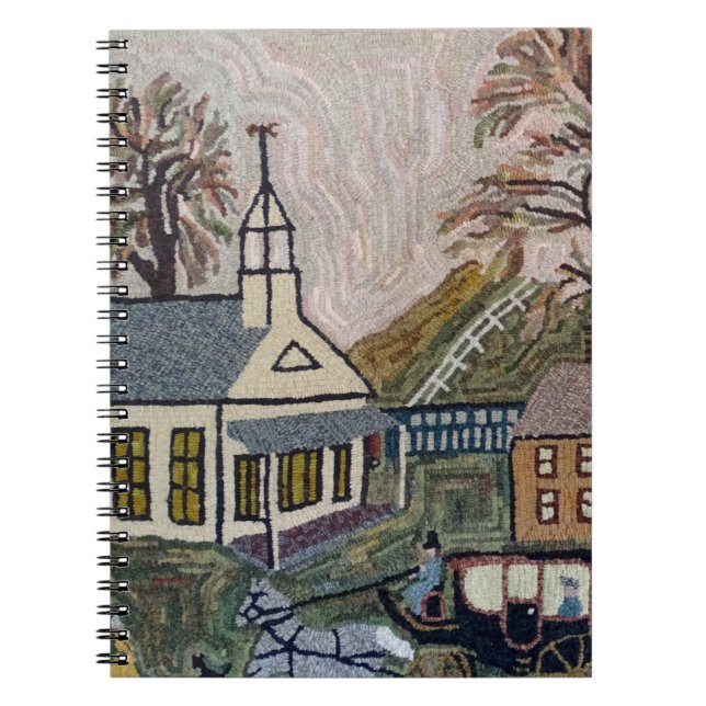 Cuaderno Libro en blanco de la iglesia - manta que engancha (Frente)