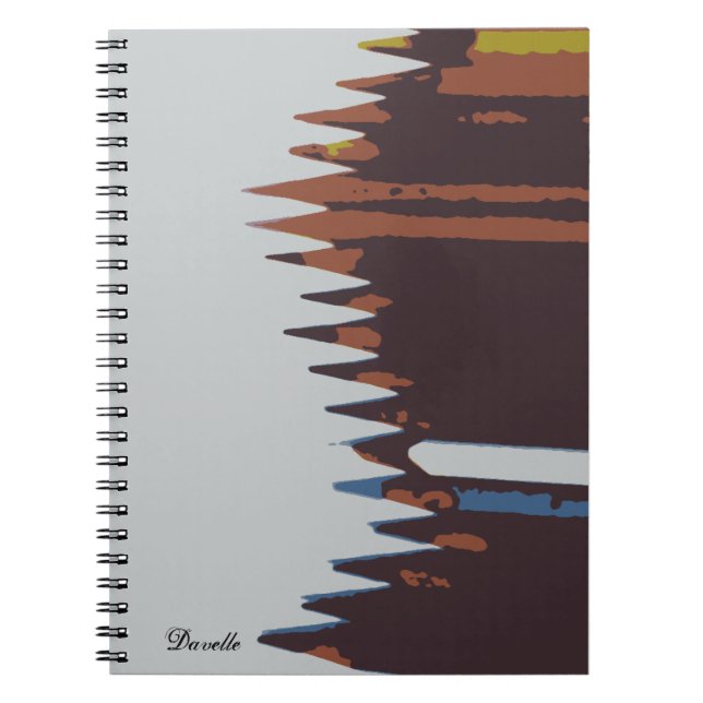 Cuaderno libro en blanco del bosquejo de 80 páginas, (Frente)