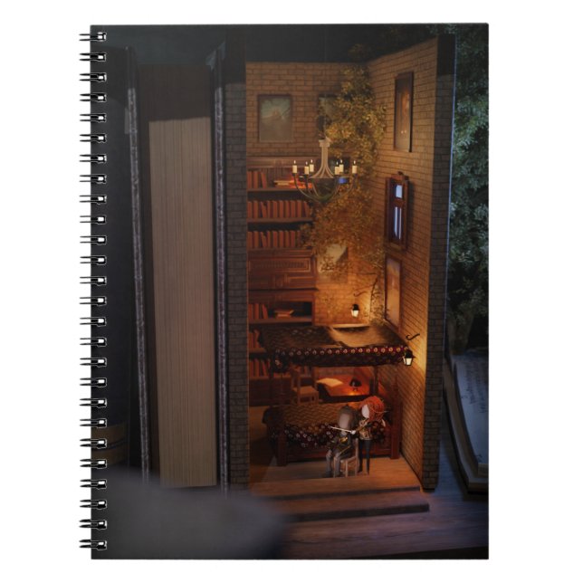 Cuaderno Libro en miniatura nook diorama - enemigos de los  (Frente)