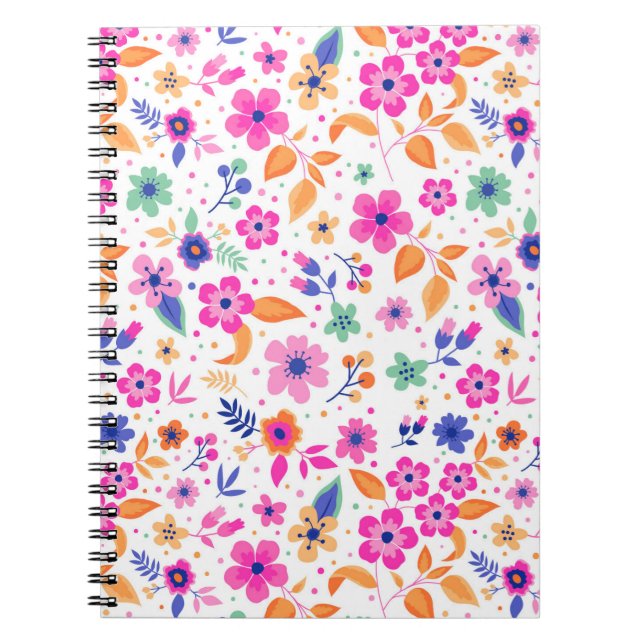 Cuaderno Libro Floral Sprin Note (Frente)