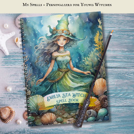 Cuaderno Libro Grimoire de hélices en el mar adolescente