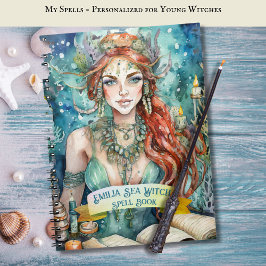 Cuaderno Libro Grimoire de hélices en el mar adolescente