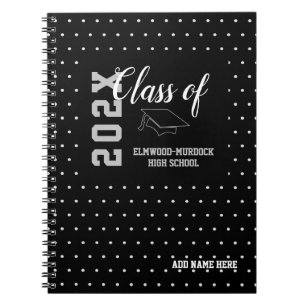 Cuaderno Libro invitado de graduación de secundaria person