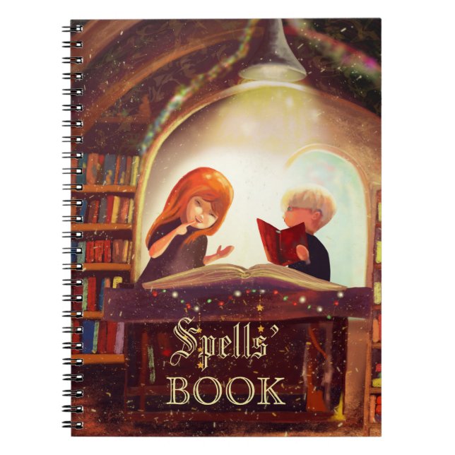 Cuaderno Libro personalizable de Spells (Frente)