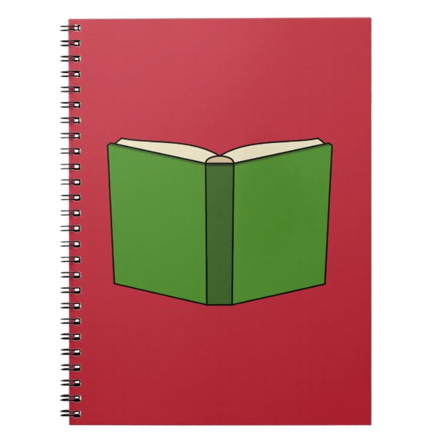 Cuaderno Libro Verde personalizado (Frente)