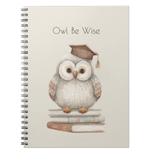 Cuaderno Libros Búho Será Sabio