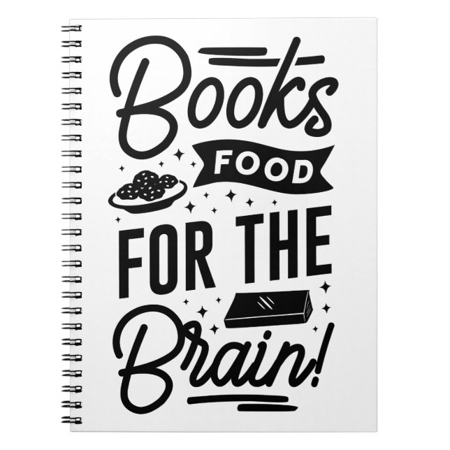 Cuaderno Libros comida para el cerebro (Frente)