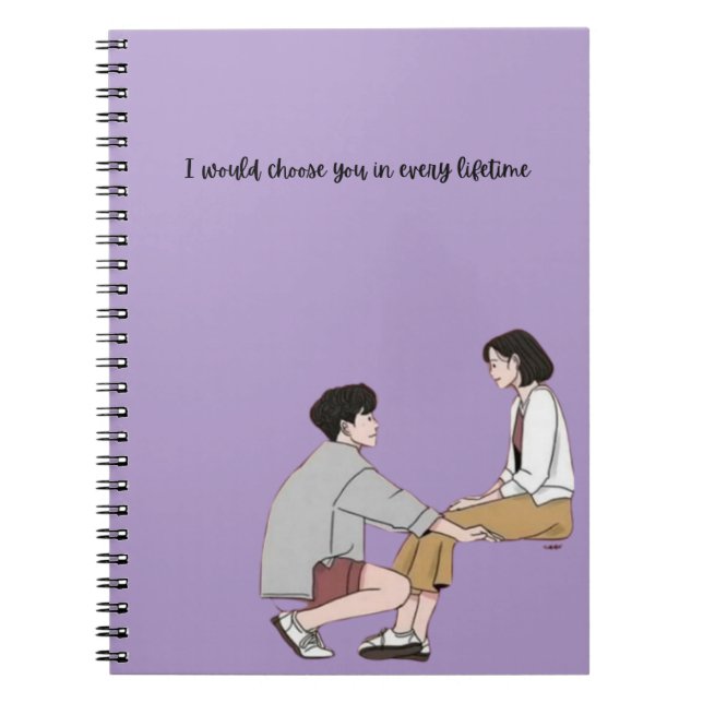 Cuaderno libros de amor | amor | regalos de parejas |regalo (Frente)