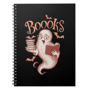 Cuaderno Libros de Halloween Bibliotecario Maestro Lector L