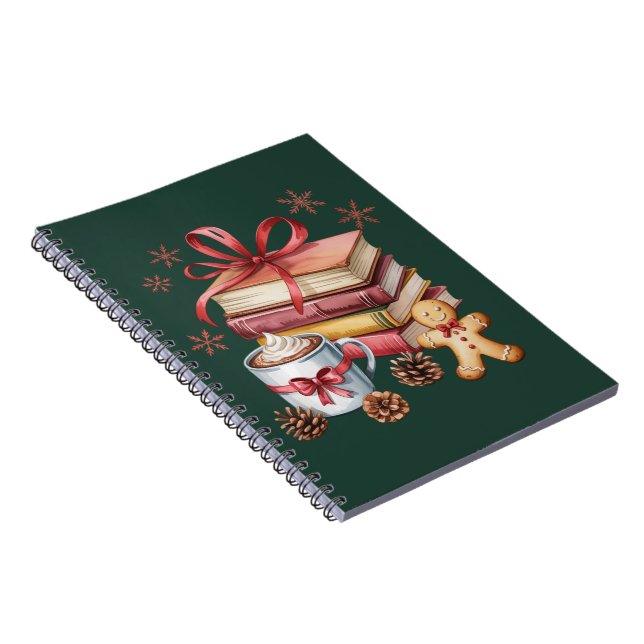 Cuaderno Libros de Navidad Libros de Pan de Jengibre Libros (Lado Derecho)