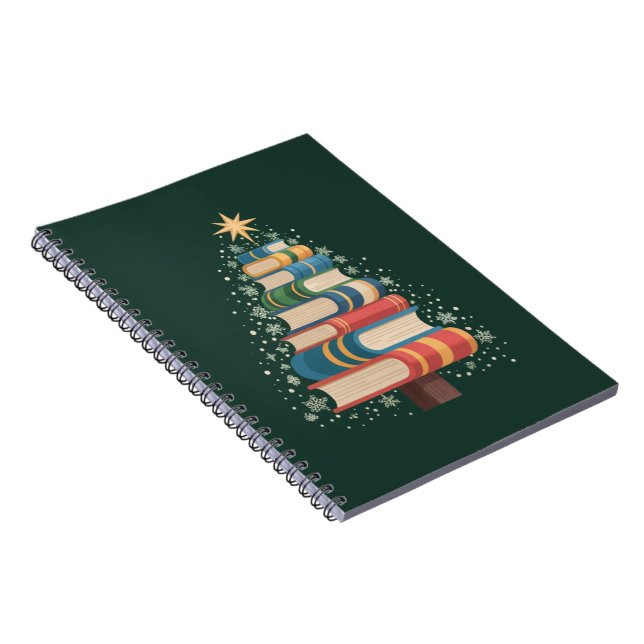 Cuaderno Libros de Navidad para maestros árbol regalos de l (Lado Derecho)