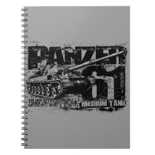 Cuaderno Libros de notas de Panzer 61