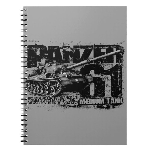 Cuaderno Libros de notas de Panzer 61 (Frente)