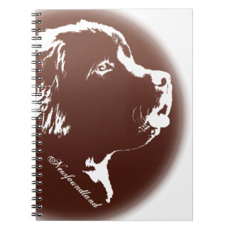 Cuaderno Libros de regalos de perro de Newfoundland