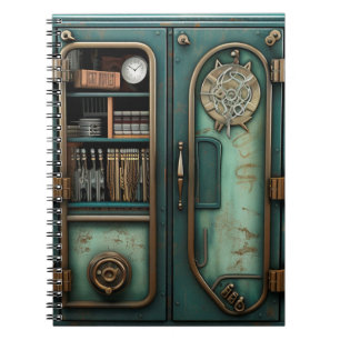 Cuaderno Libros inusuales de latón de la puerta del rompeca