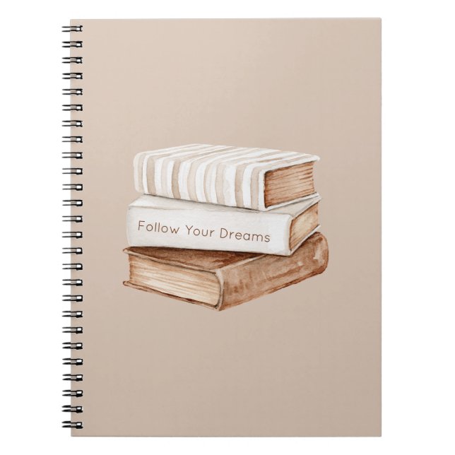 Cuaderno Libros Sigue Tus Sueños (Frente)