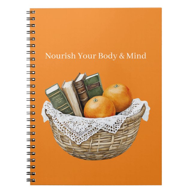 Cuaderno Libros y Naranjas Nutrición (Frente)