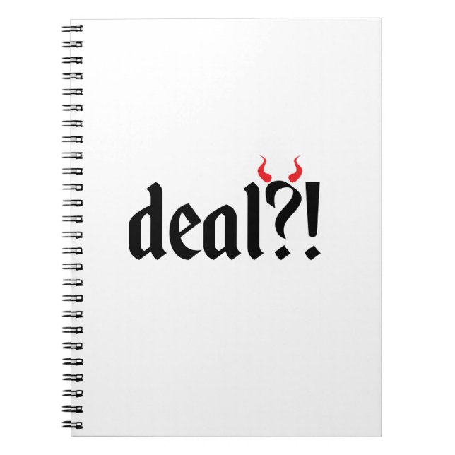 Cuaderno lidiar con el diablo (Frente)