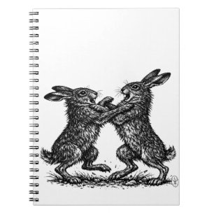Cuaderno Liebre Boxeadoras – Duelo Embrujado del Bosque de 
