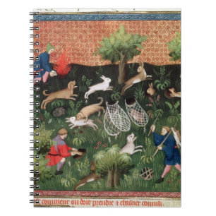 Cuaderno Liebres de la caza fol.92 de ms Fr 616, del Livre