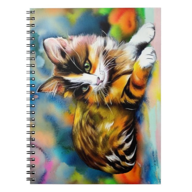 Cuaderno Liegende Katze, Aquarell -  (Frente)