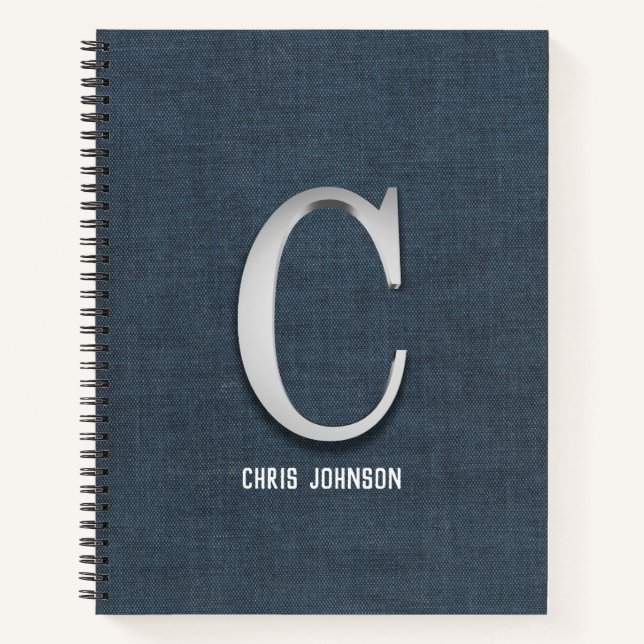 Cuaderno Lienzo inicial plateado (Anverso)
