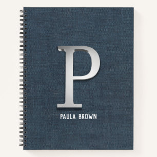 Cuaderno Lienzo inicial plateado