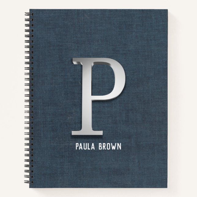 Cuaderno Lienzo inicial plateado (Anverso)