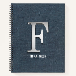 Cuaderno Lienzo inicial plateado